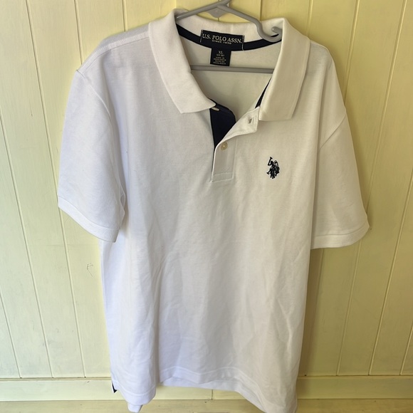NWT U.S. Polo Association white polo - Picture 6 of 10